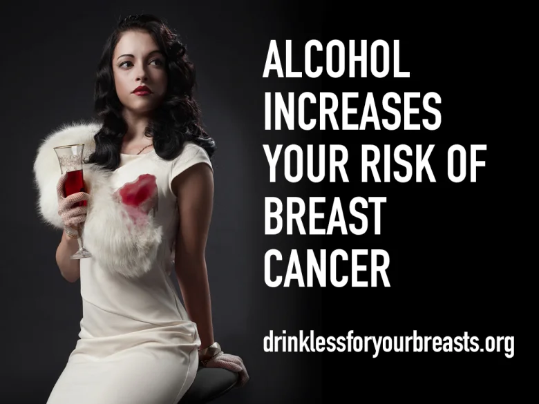 Elegant woman with wine stain on her breast for breast cancer awareness ad